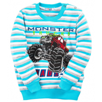 20-782103 "Monster Trucks" Джемпер для мальчика, 2-5 лет, мятный 20-782103 "Monster Trucks" Джемпер для мальчика, 2-5 лет, мятный